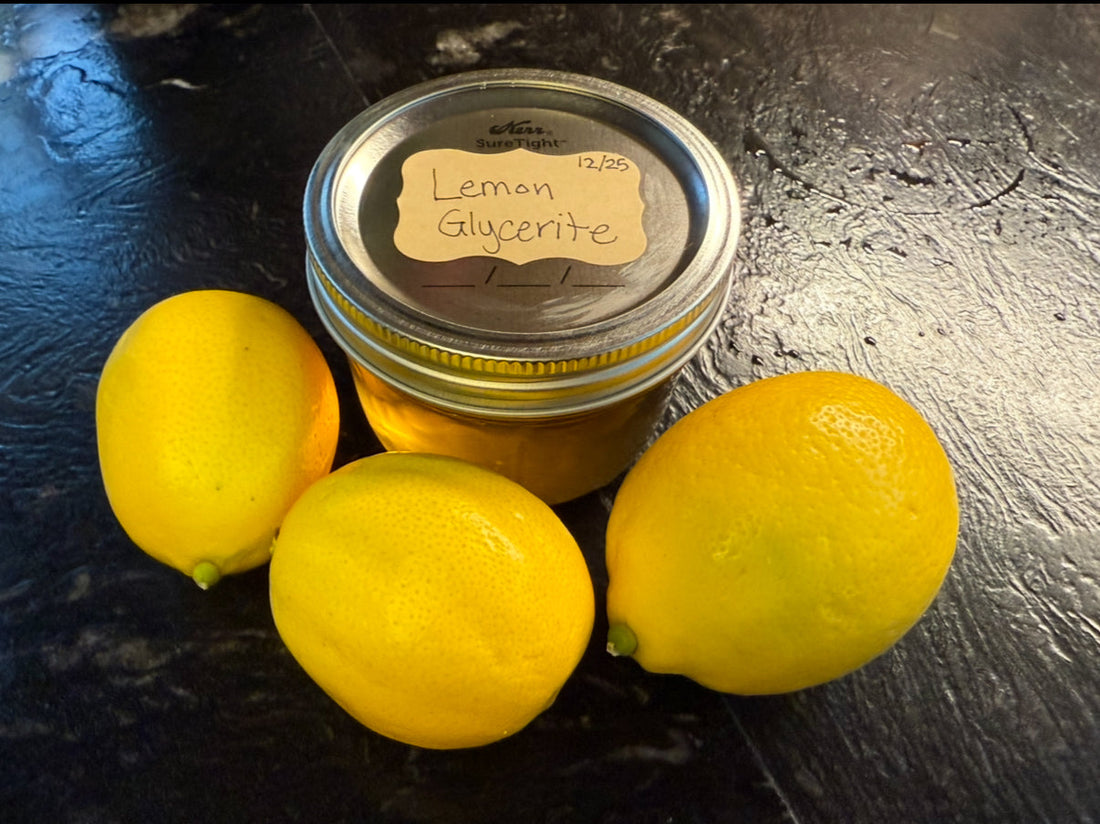 Lemon Glycerite!